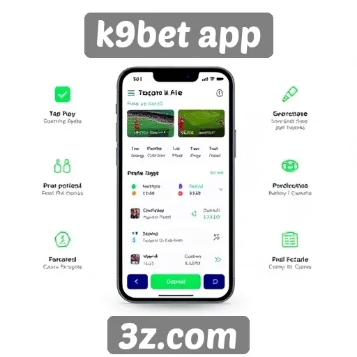Características principais do k9bet app para apostadores